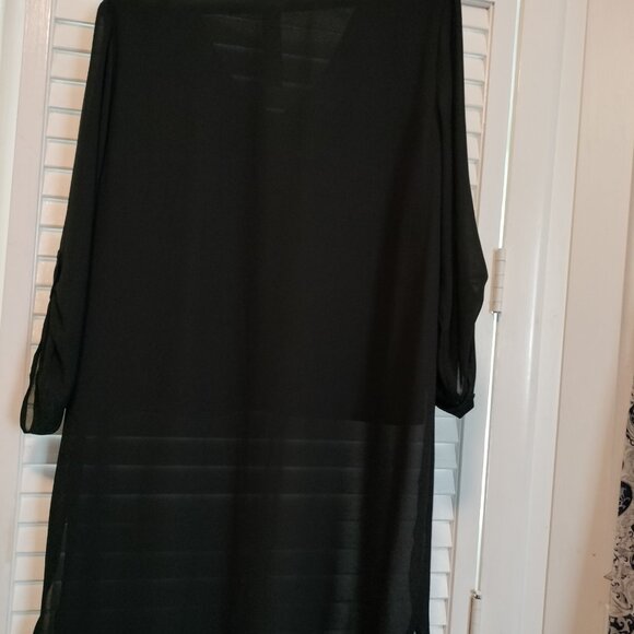 Lined sheer Chico's tunic - Picture 3 of 4